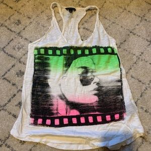 *sold* Rock & Republic sheer tunic tank white